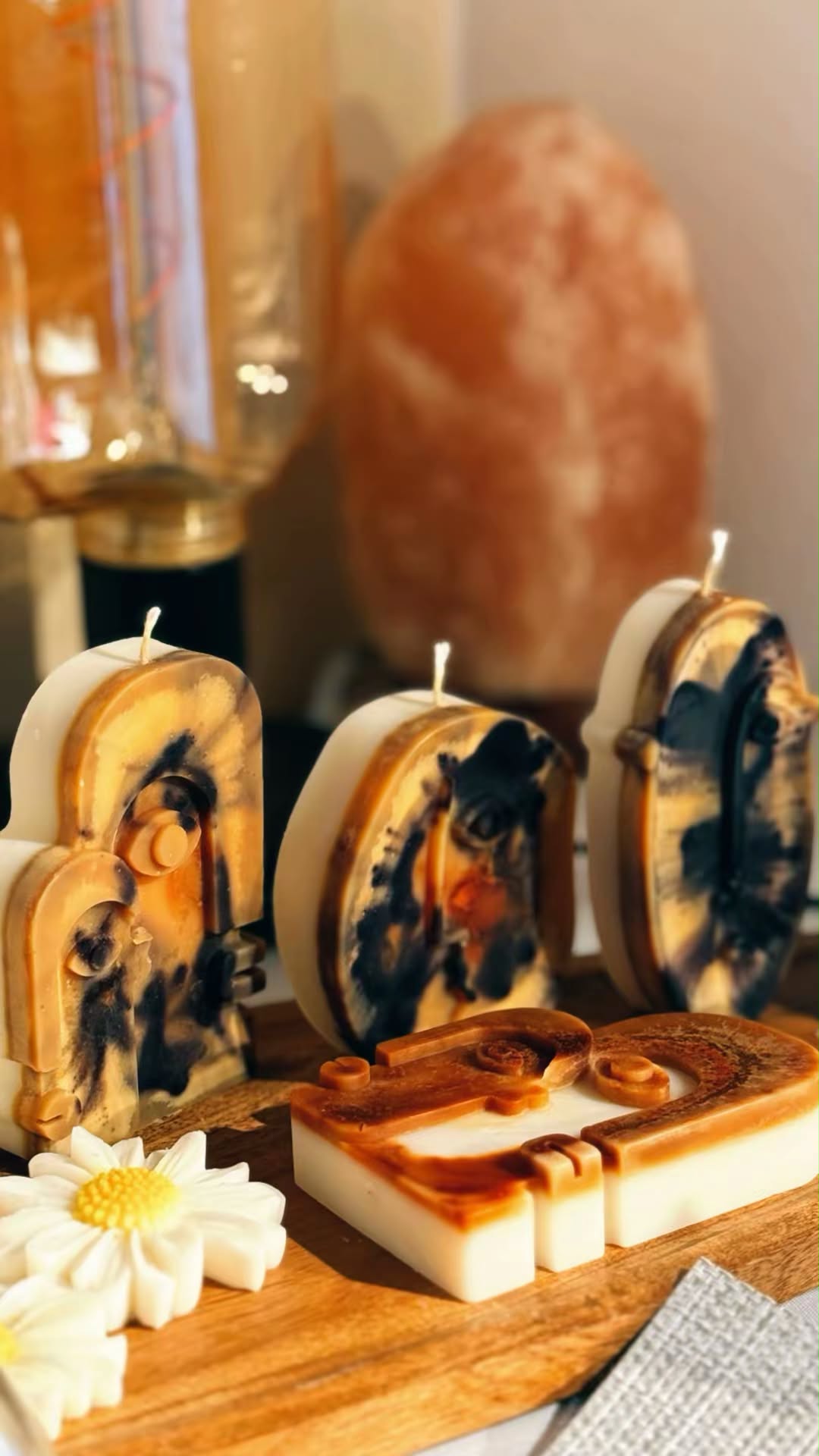 Lumânări parfumate din ceară de soia — 🎨 Muse Collection – Thérèse – 70 g